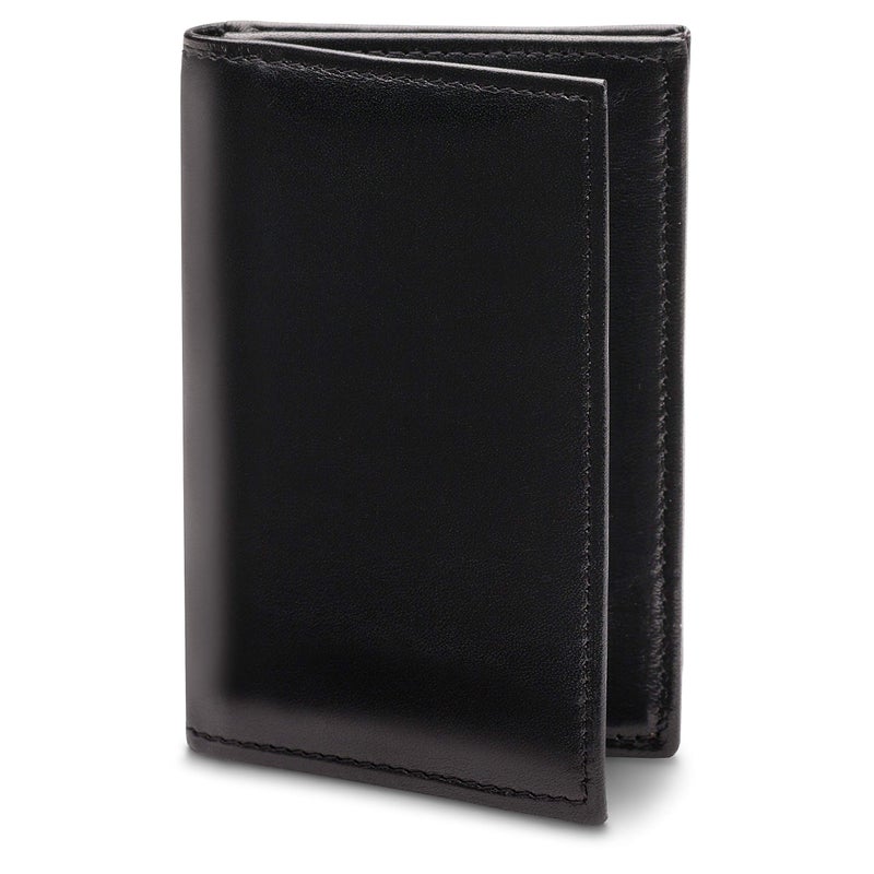 Bosca | Menâ€™s 2 Pocket Card Case Wallet with I.D. Window in Italian Old Leather - Image 1